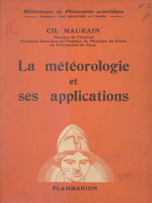 cover image of La météorologie et ses applications